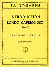 INTRODUCTION AND RONDO CAPRICCIOSO VIOLIN cover